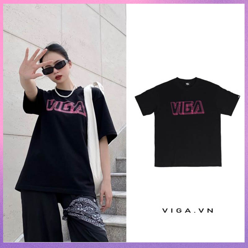 Áo thun local brand viga basic 03 bpink