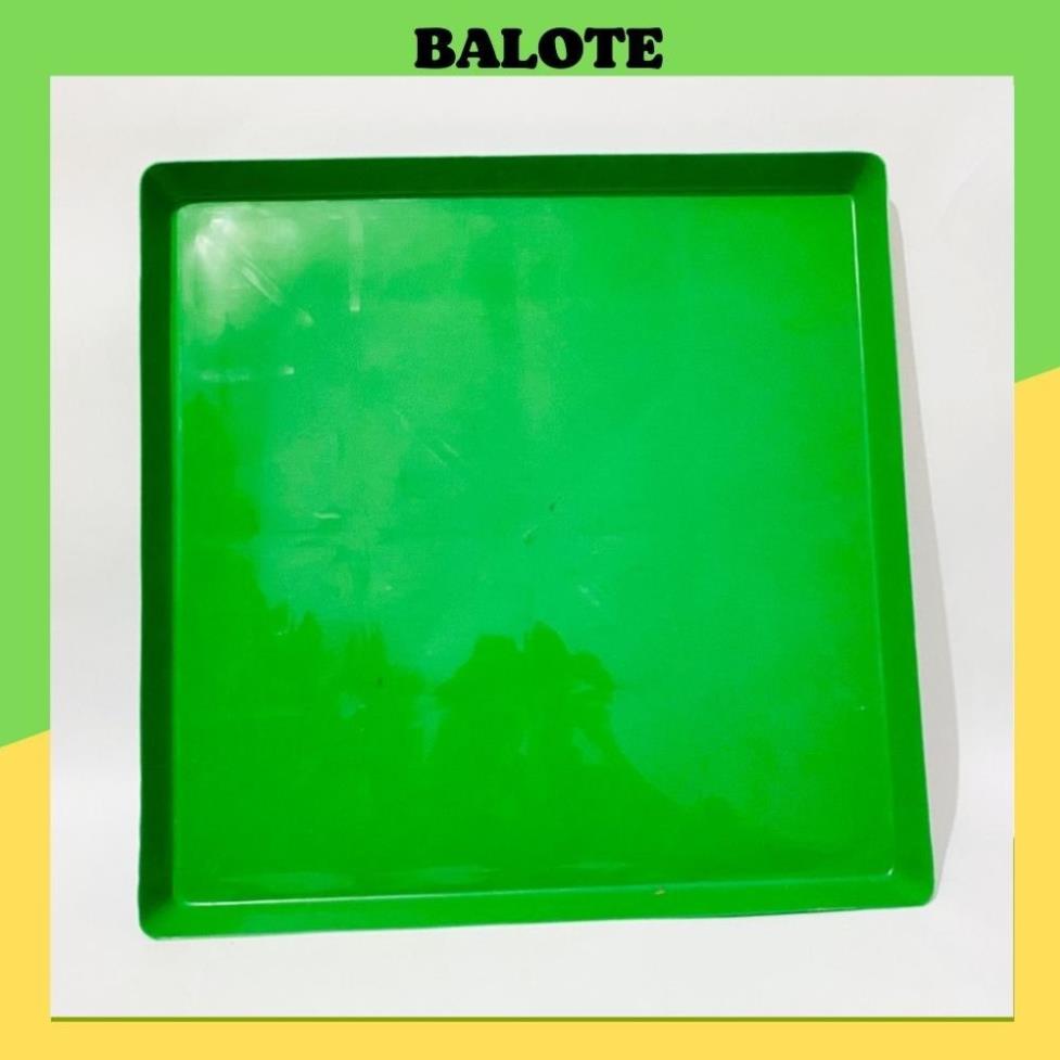 Khay hứng phân lồng chim bồ câu 50x50cm chất liệu nhựa xanh cao cấp
