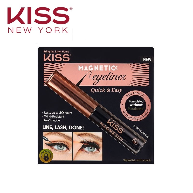 Bút Kẻ Mắt Từ Tính Gắn Mi Kiss New York Magnetic Eyeliner Black 4.5gr (KMEY01)