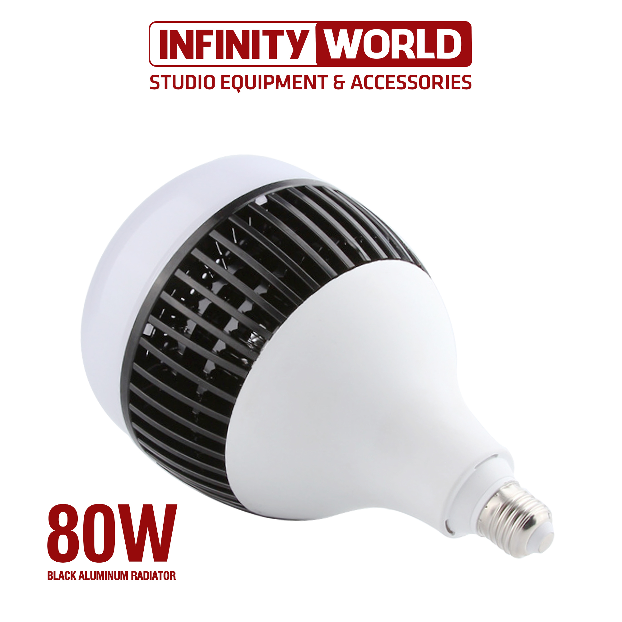 Đèn Bulb led siêu sáng hỗ trợ quay phim, chụp ảnh (Tản nhôm siêu bền)