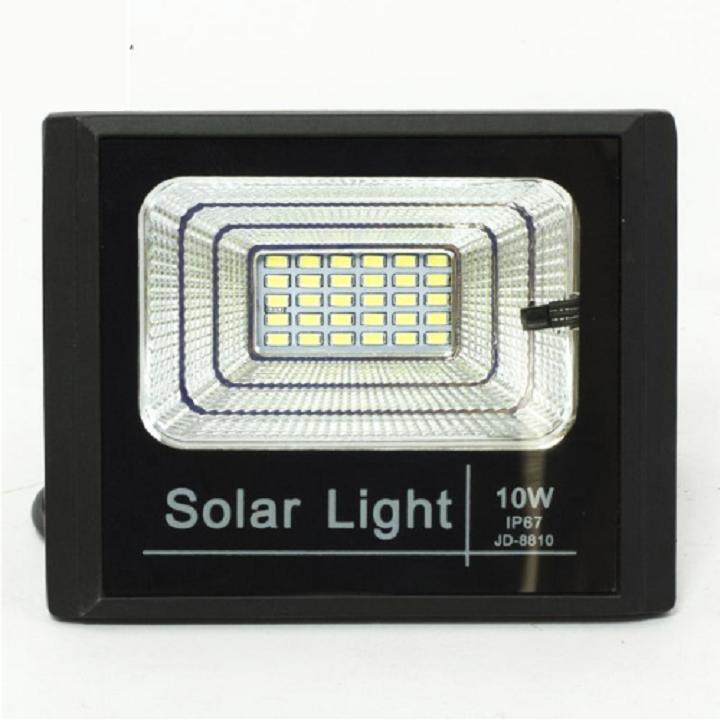 Đèn LED năng lượng mặt trời 10W - Đèn năng lượng mặt trời, đèn không dùng điện, đèn tiết kiệm tiền điện, đèn mặt trời, đèn đa năng mặt trời, đèn sạc pin không cần điện, đèn sạc pin mặt trời, đèn ngoài trời + tăng kèm dây nối 75K