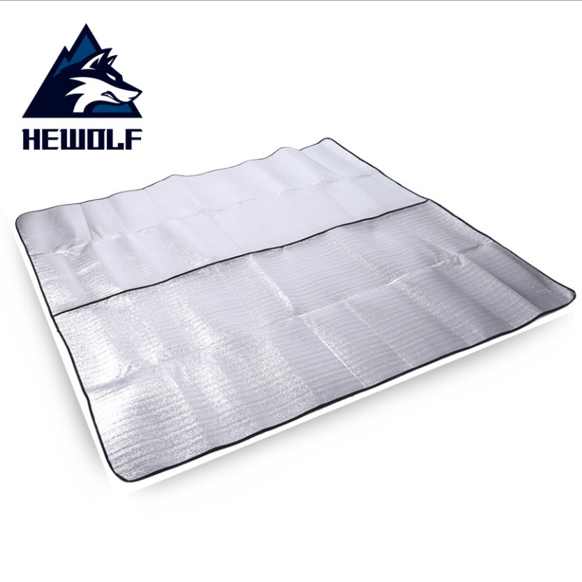 Kèm túi | Đệm nghỉ trưa văn phòng tấm lót cách nhiệt 2 lớp tráng bạc dành cho lều cắm trại bạt trải công viên cho bé chơi