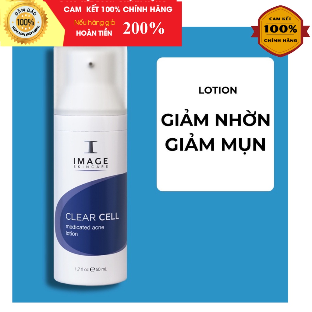 SẢN PHẨM CHÍNH HÃNG 100% [HÀNG NHẬP KHẨU] Lotion Giúp Giảm Mụn Image Skincare Clear Cel