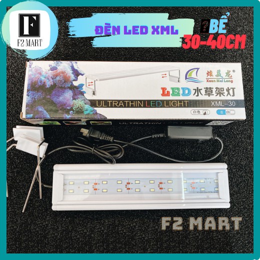 Đèn led xml cho bể cá cảnh, bể thủy sinh 30cm, 40cm