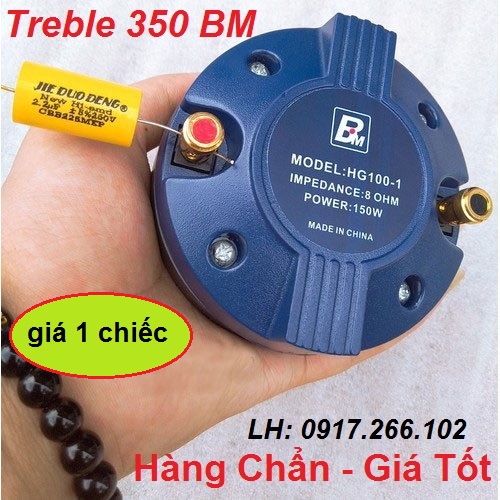 Loa treble 350 bm china ren xoáy từ 100 coil 34.4mm - giá 1 chiếc - củ trép kèn bm 350