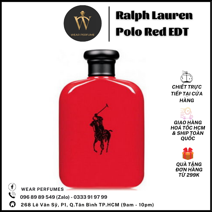 Nước hoa nam Ralph Lauren Polo Red EDT 