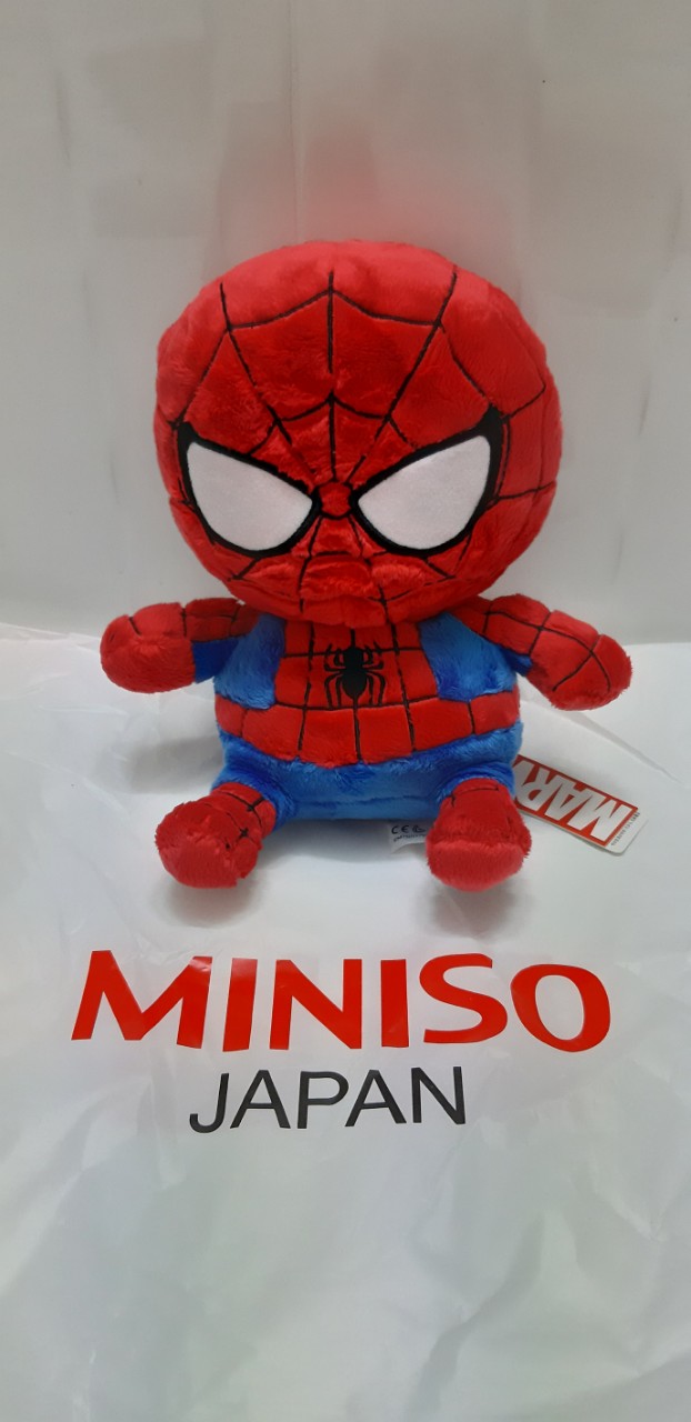 Gấu bông MARVEL Spiderman người nhện 25 cm lông xù mịn