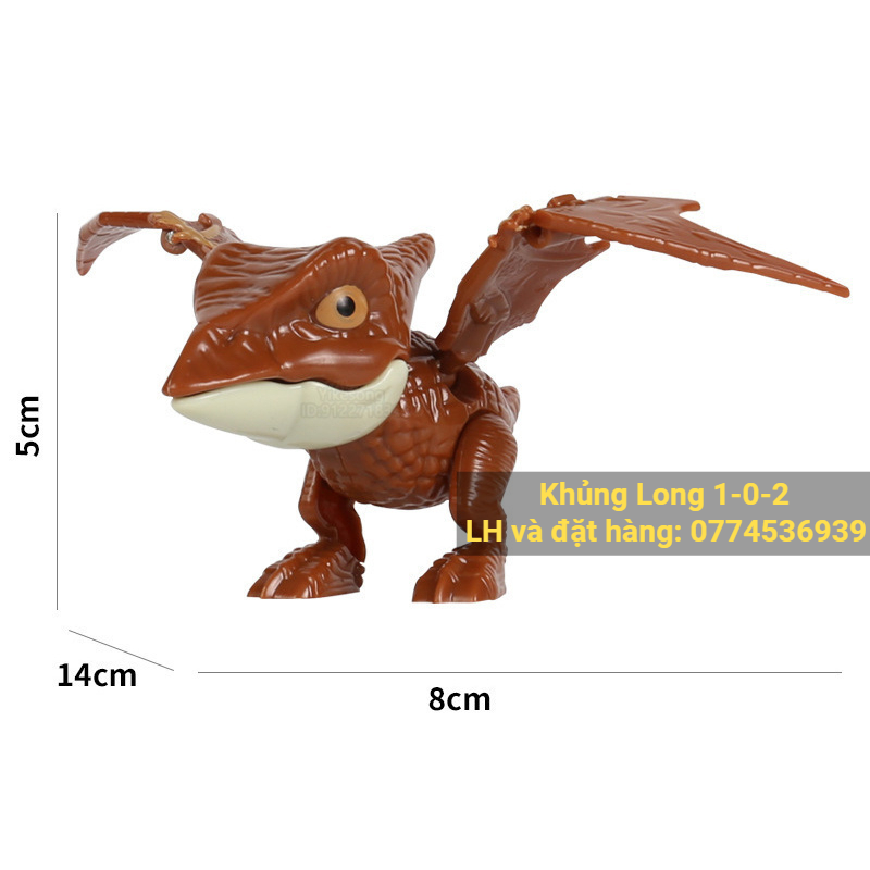 Khủng Long Cắn Ngón Tay Trọn Bộ 43 Mẫu Mô Hình Bằng Nhựa Hàm Có Lò Xo Vui Nhộn