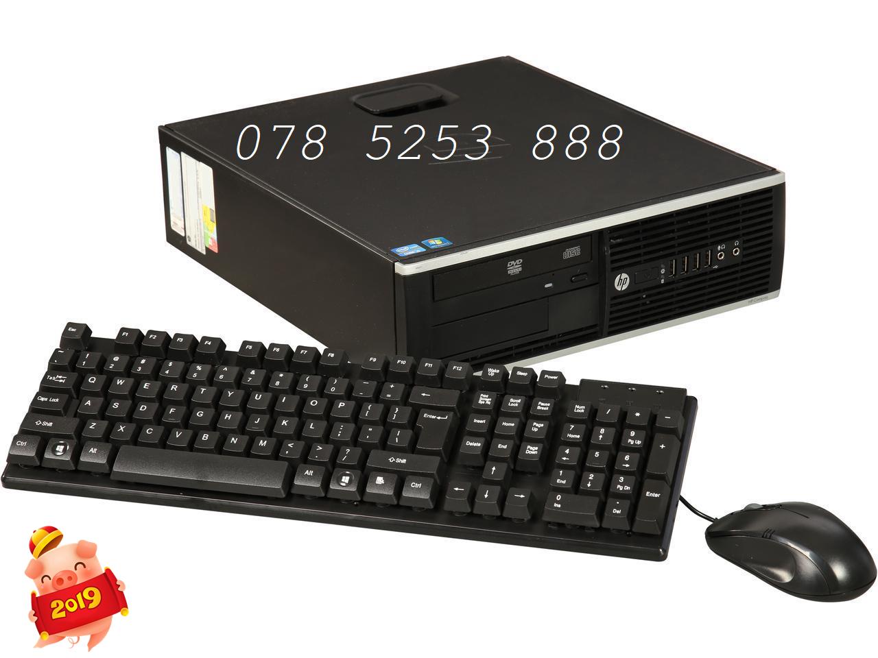 Case hp compaq 6300 pro sff . tặng bàn phím chuột có dây cổng usb và usb wifi hàng nhập khẩu bảo hành 24 tháng .
