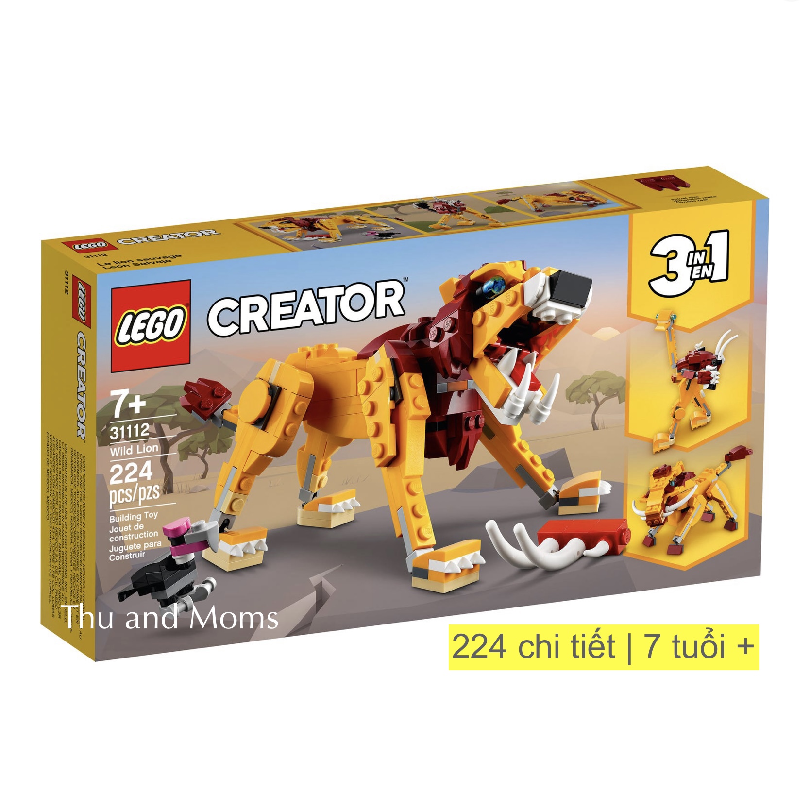 Lego creator 31112 sư tử