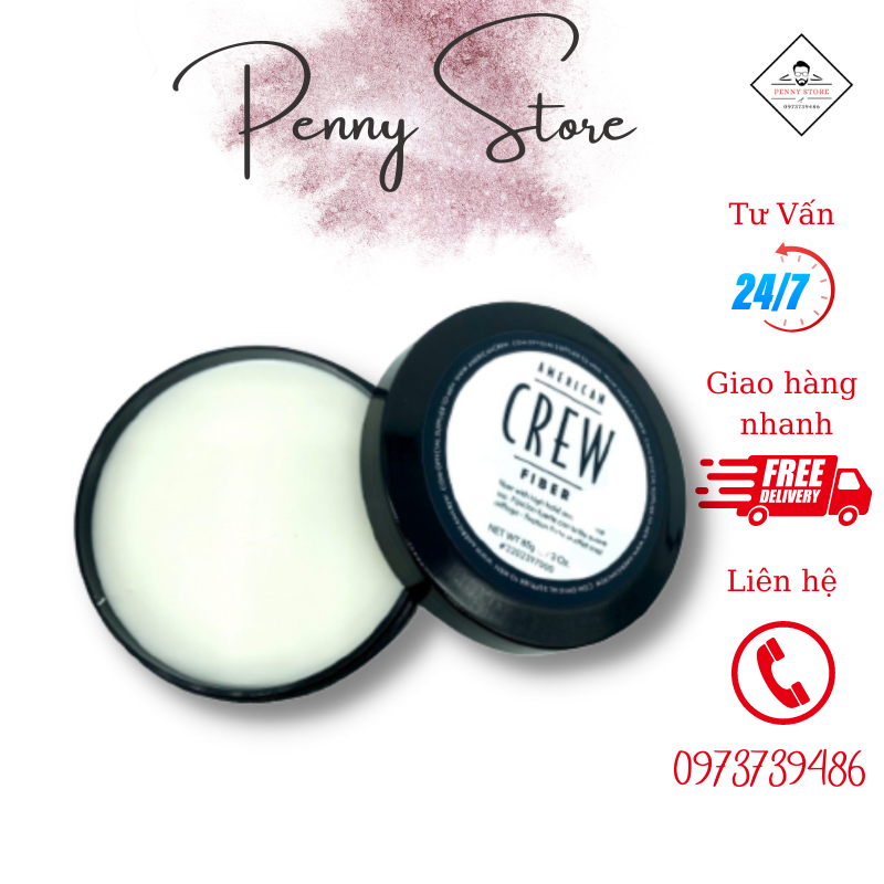 Sáp vuốt tóc nam crew fiber
