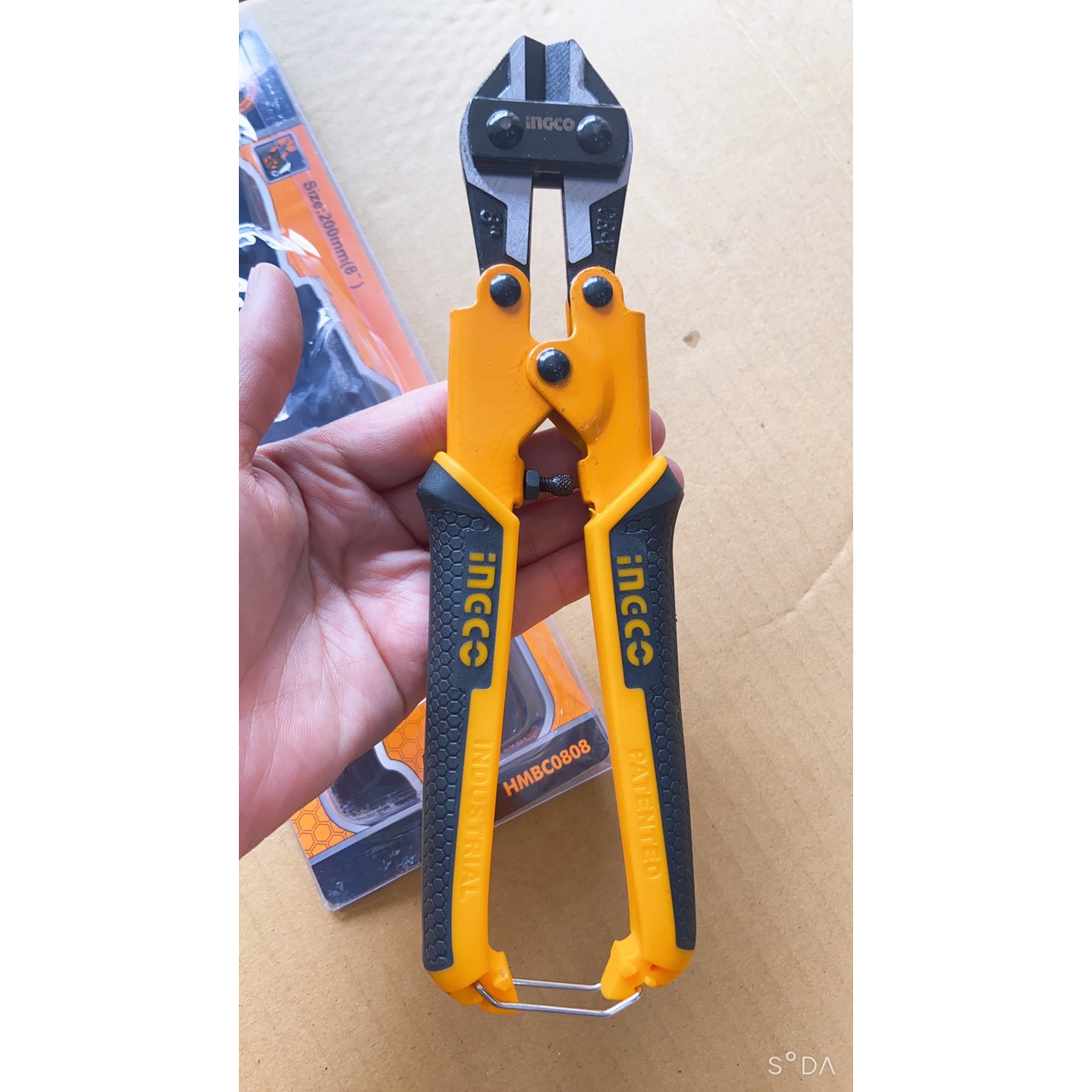 Kìm cộng lực mini 8 inch 200mm ingco hmbc0808