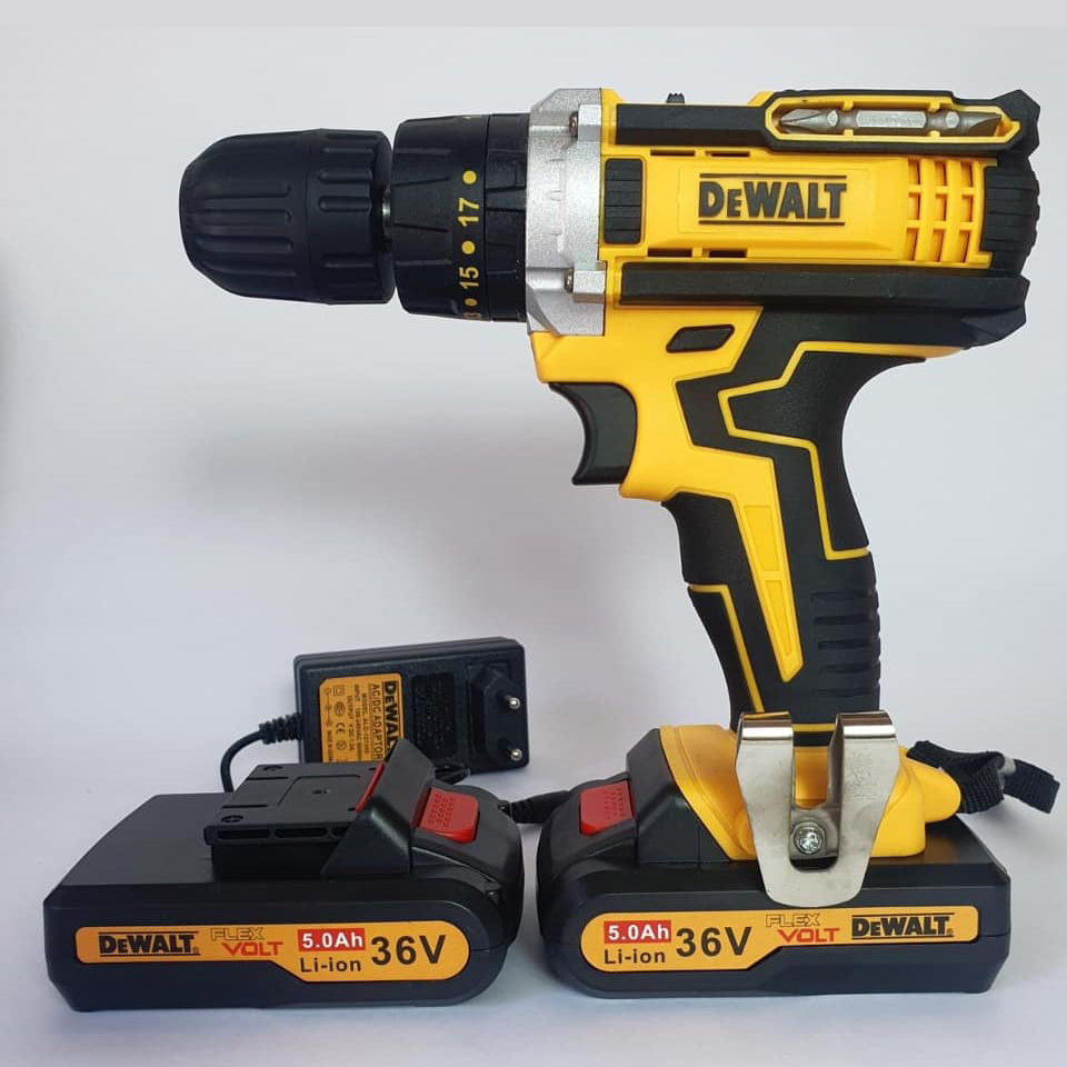 [ TRỢ GIÁ ] [ TẶNG KÈM PHỤ KIỆN ] MÁY KHOAN DEWALT 36V BA CHỨC NĂNG - KHOAN BÊ TÔNG - PIN CHUẨN 5 CELL