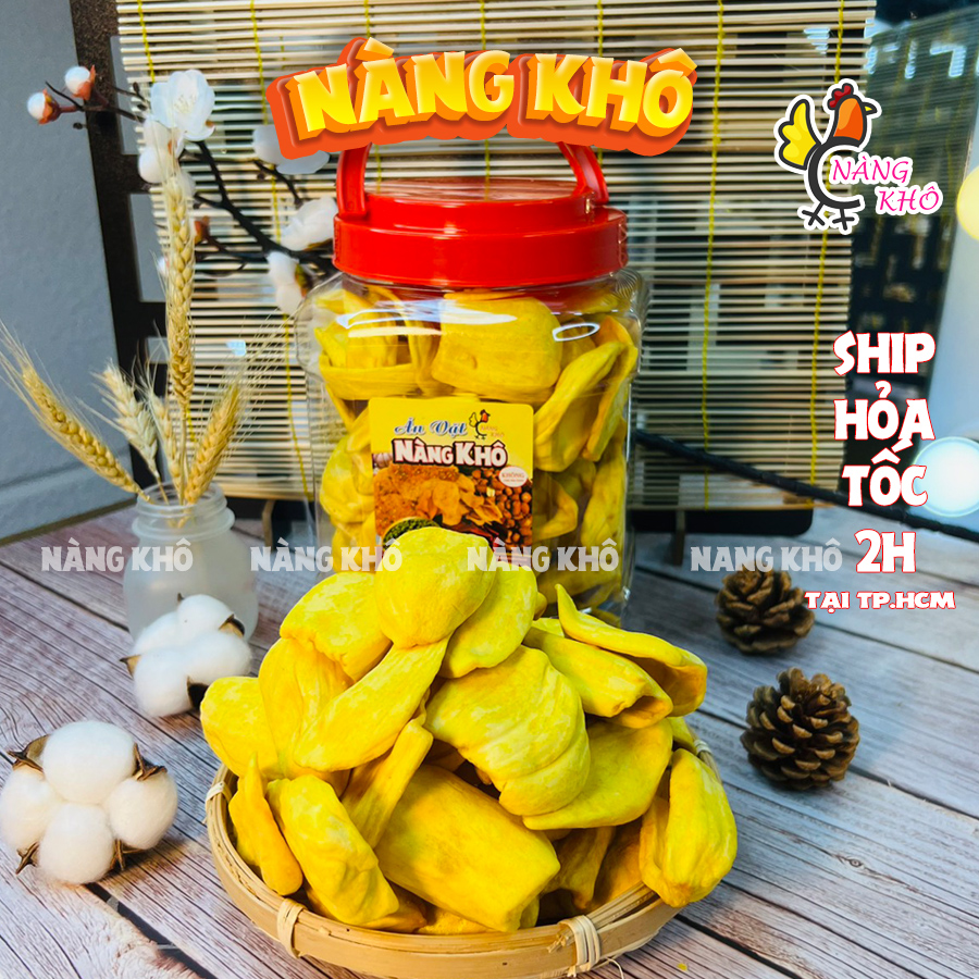 Mít Sấy Giòn Nguyên Cánh - 500gr Không Đường tiêu chuẩn xuất khẩu tốt cho người ăn kiêng, giảm cân từ Nàng Khô