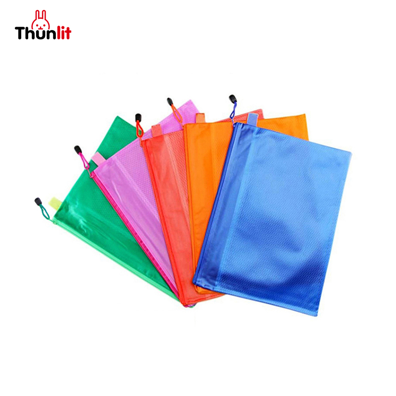 Túi đựng tài liệu chống thấm nước túi đựng hồ sơ mờ a4 pvc túi bút không thấm nước