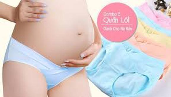Set 5 quần lót cạp chéo cho mẹ bầu