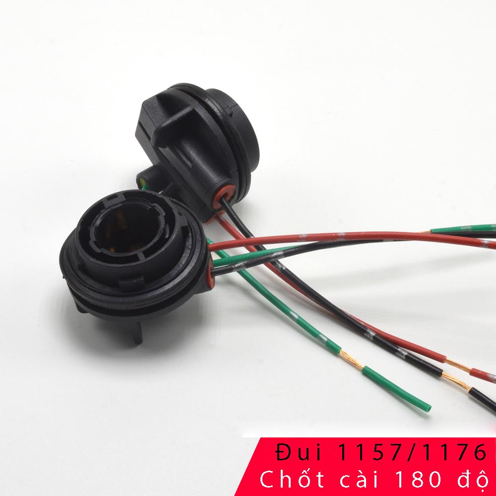 Bộ 2 đui đèn Stop 1157 cho bóng đèn Oto/Xe máy