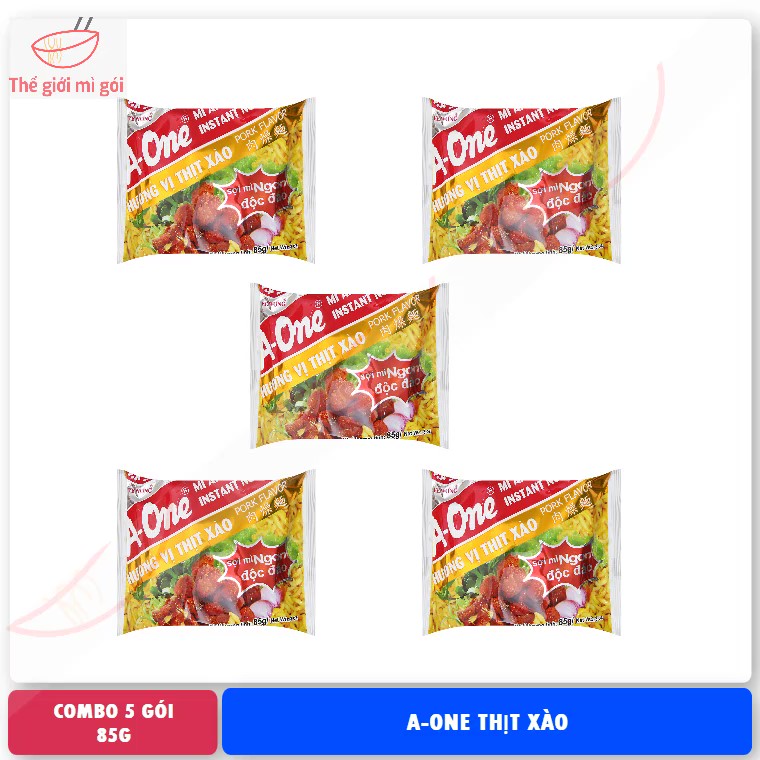 Mì a-one thịt xào loại 85g