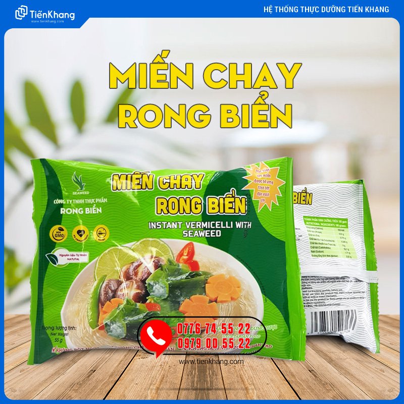Miến Chay Rong Biển Seaweed