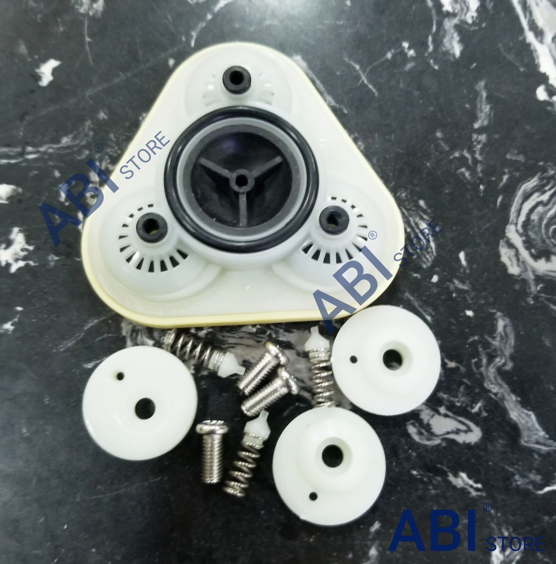 Bộ kit đầu bơm máy lọc nước TAIWAN cao cấp thay thế cho các loại bơm 24v, gioăng bơm tam giác đầu bơm