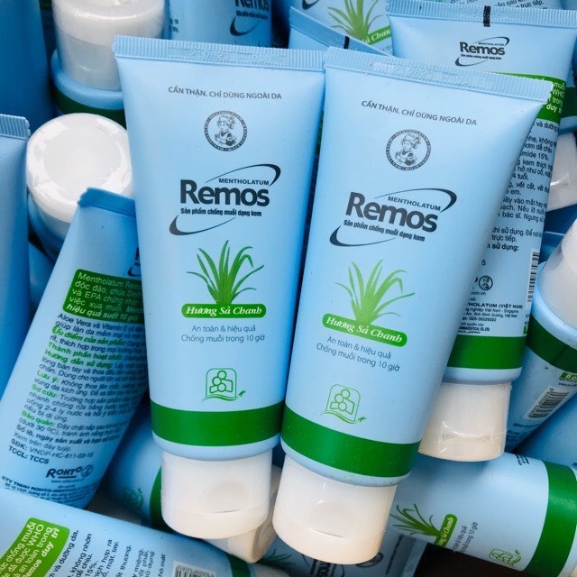 Combo 2 tuýp kem chống muỗi remos 70g