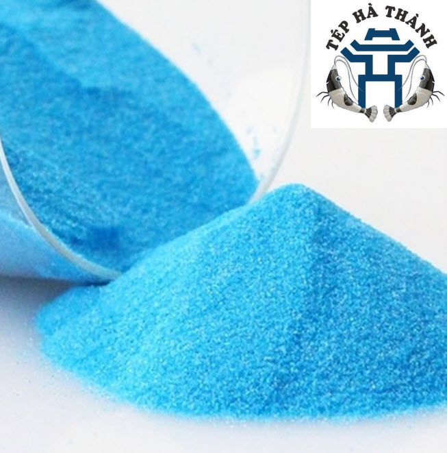 Cát thủy tinh xanh - cát xanh dương để trang trí bể cá cảnh, bể thủy sinh