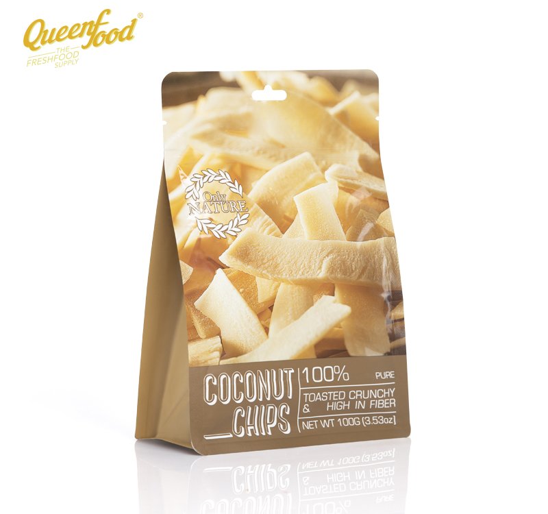 [HCM] Dừa Sấy Giòn Coconut Chips Only Nature 100gr / Túi