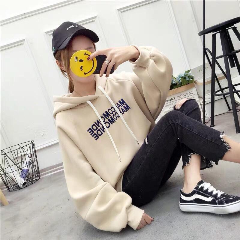 [HCM]Áo hoodie nam nữ Áo Khoát Hoodies Nam Nữ in chữ ngực cực đẹp mẫu mới 2019-TP