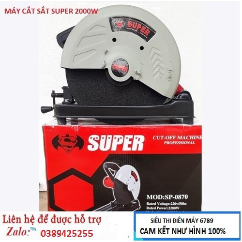 MÁY CẮT SẮT 2000W, MÁY CẮT SUPER ĐỂ BÀN SIÊU BỀN