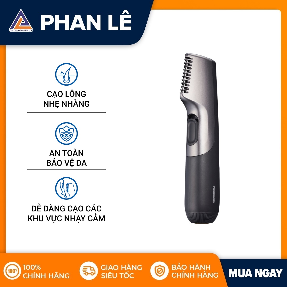 Tông đơ cạo lông toàn thân panasonic er-gk20-k401