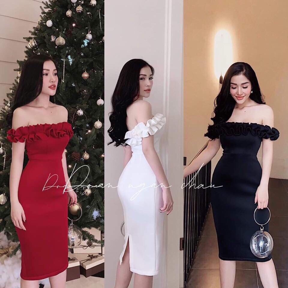 ĐẦM BODY DỰ TIỆC CÚP NGỰC CÁCH ĐIỆU DÀNH CHO CÁC CHỊ EM