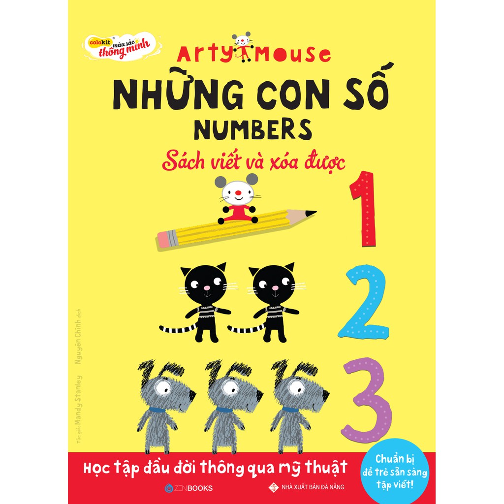 Arty mouse: những con số - tác giả: mandy stanley
