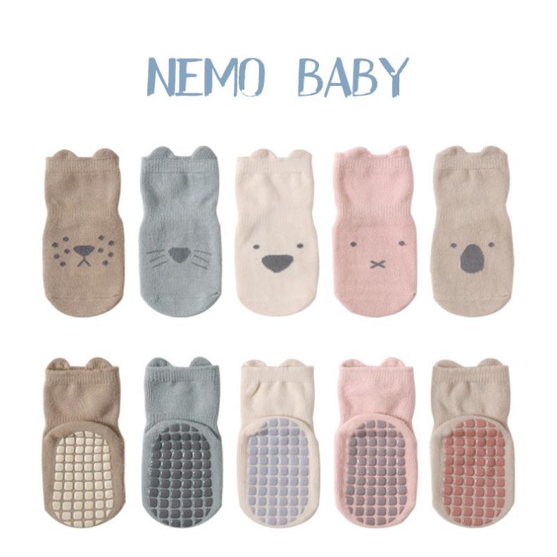 [COMBO 5 ĐÔI] TV2a 0-5Tuổi Tất vớ chống trượt cao cấp nemo baby trẻ sơ sinh, bé trai, bé gái Quần áo trẻ Em Hàng Quảng Châu