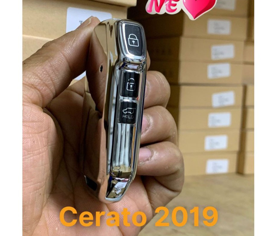 Ốp Chìa Khóa Cho Xe Kia Cerato 2019 2020 2021 2022 2023 + kèm móc khóa MTG