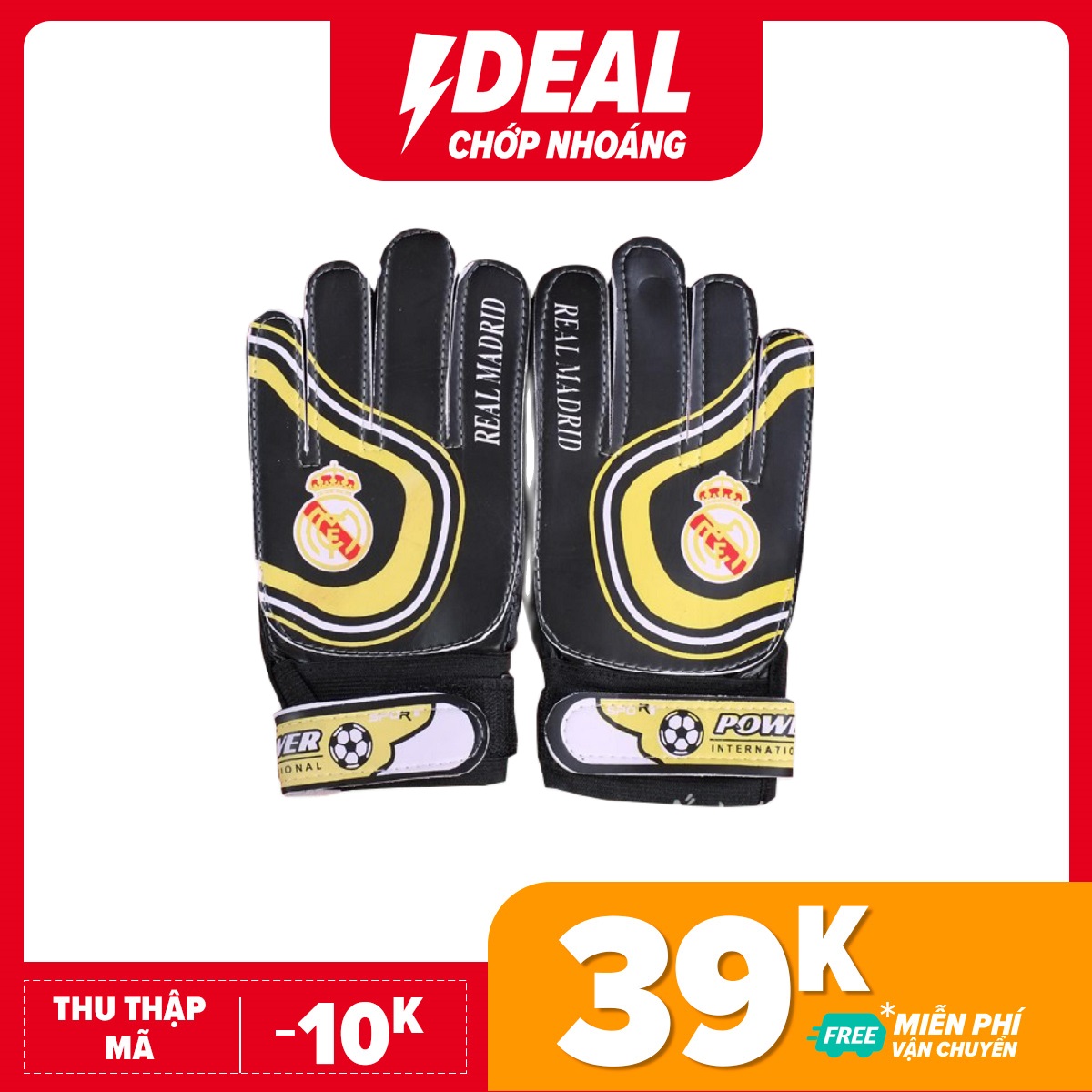 Găng tay thủ môn các CLB (Phù hợp người lớn và TE cân nặng từ 40kg trở lên)