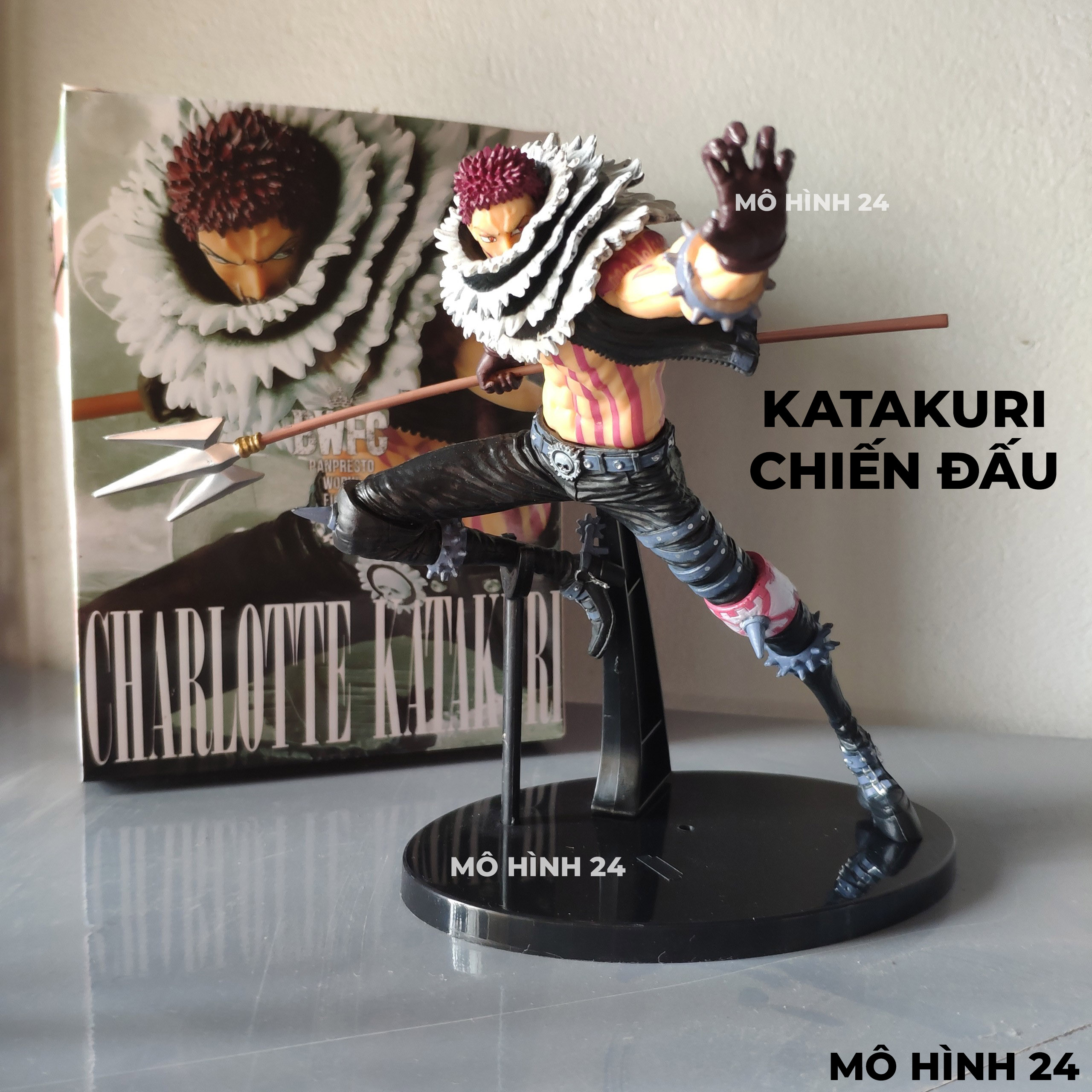Katakuri Figure: Thử sức với mô hình nhân vật tuyệt đẹp của Katakuri và cảm nhận sự xuất sắc của tác phẩm One Piece. Với chi tiết tuyệt vời và thiết kế phong phú, bạn sẽ không muốn bỏ lỡ cơ hội sở hữu một tác phẩm tỉ mỉ như vậy.