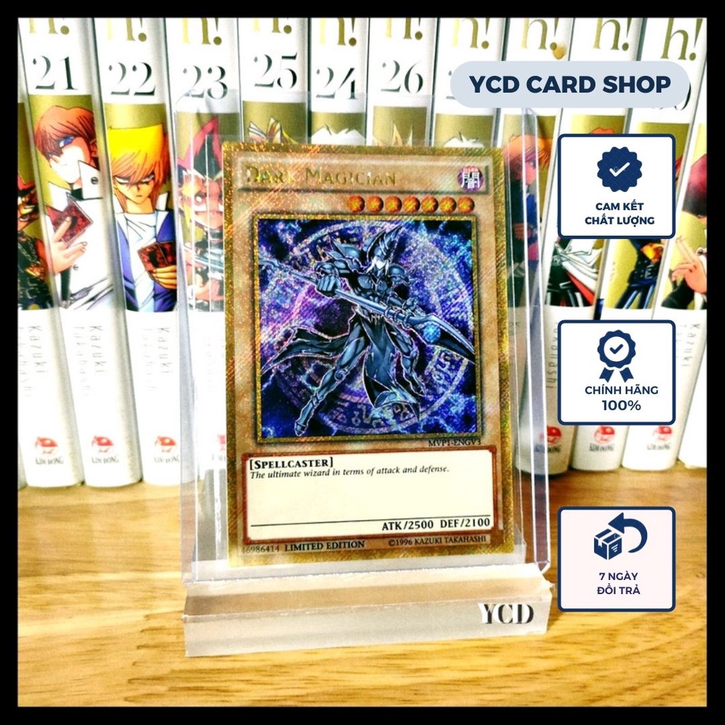 Thẻ bài yugioh chính hãng Dark Magician Gold Secret Rare