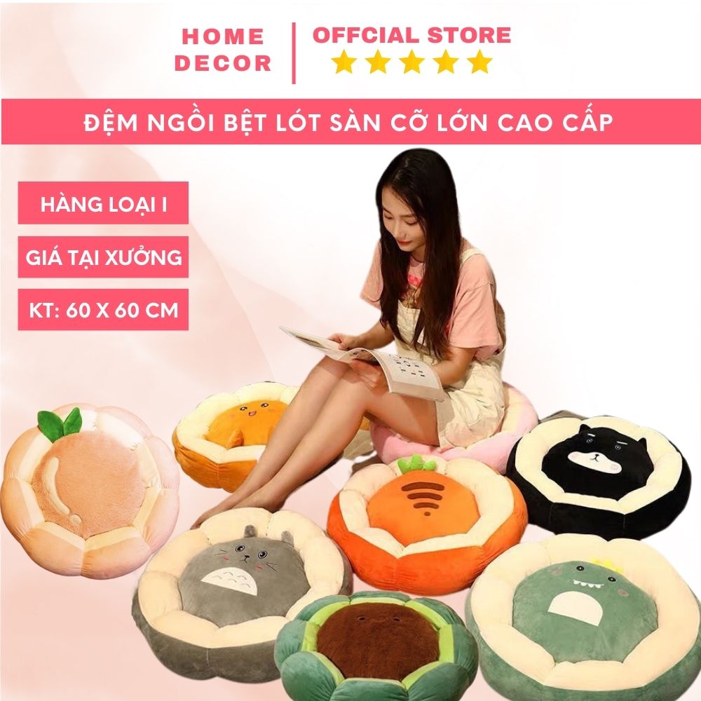 Đệm lót sàn ngồi bệt, decor phòng, nệm bệt ngồi bàn trà, bàn trang điểm lót ổ cho thú cưng