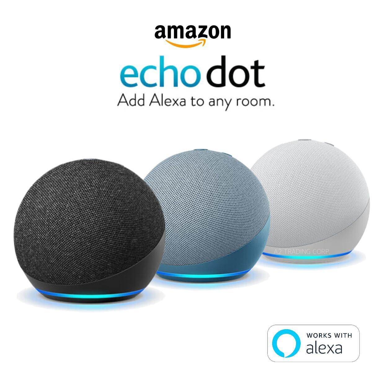 Loa Alexa Amazon Echo Dot 4 - Loa thông minh bluetooth Hoàn toàn mới [Nhập chính hãng từ Amazon USA,Japan]