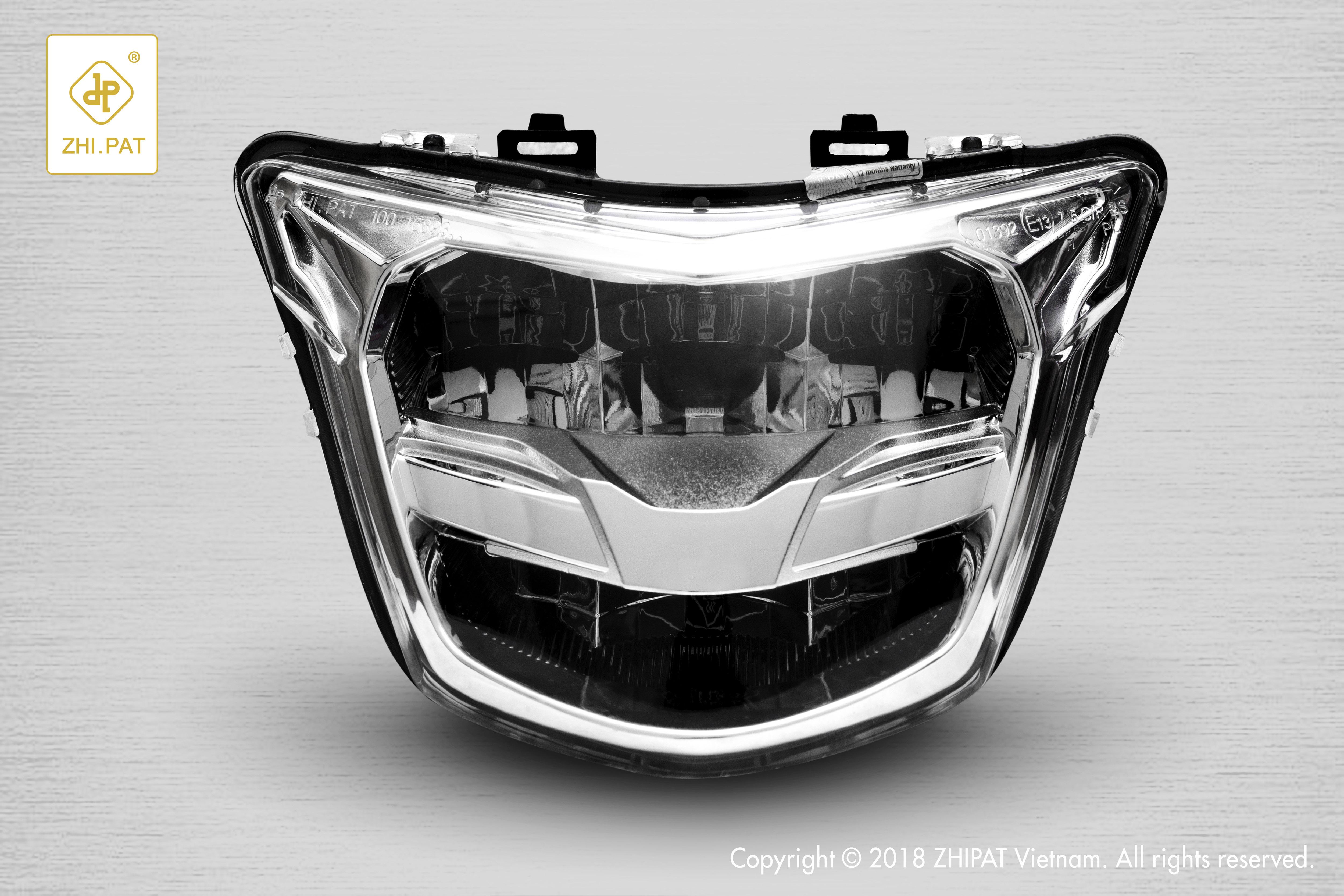 Đèn pha LED 2 tầng Yamaha Exciter 150 - Sporty 2019 VER 2 hàng hãng ZHIPAT