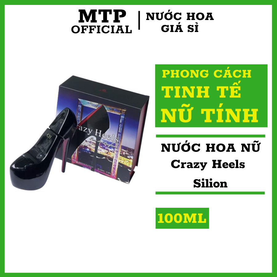 Nước Hoa Nữ Guốc Đen Crazy Heels Silion dung tích 100ml