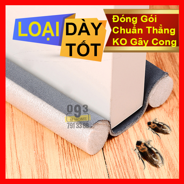 Thanh xốp chắn khe cửa ngăn côn trùng bụi bẩn chặn cửa 93 cm