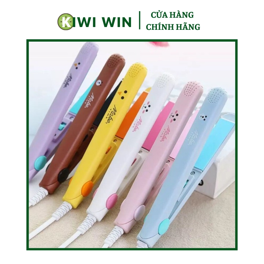 Máy là tóc mini cute hình thú - kiwi win
