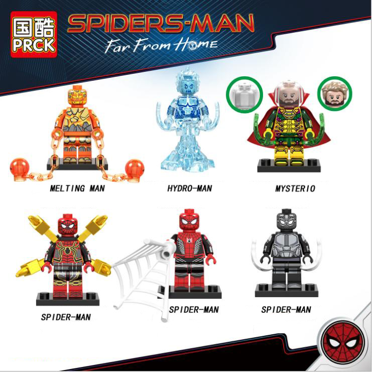 [HCM]Đồ chơi lắp ráp Mini Figure  các nhân vật Spiderman-Far From Home