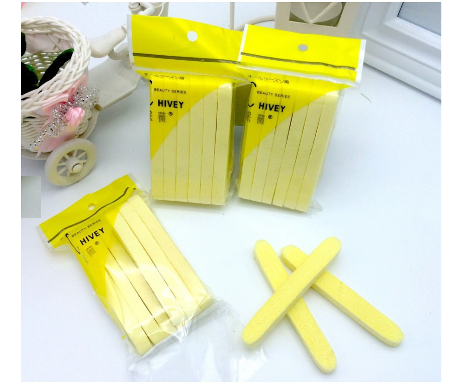 Bọt biển - Bông nở rửa mặt Chivey 12 miếng