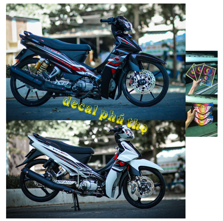 Tem rời sirius- y11zr- tem 3 lớp- dán cho 50cc và110cc