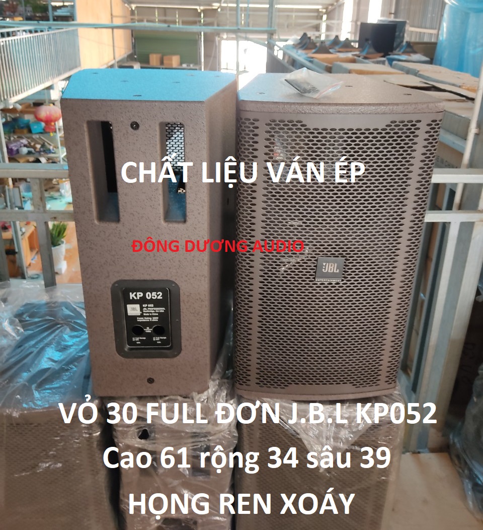 Cặp vỏ thùng 30 full đơn kp052 - vỏ loa 30 đứng