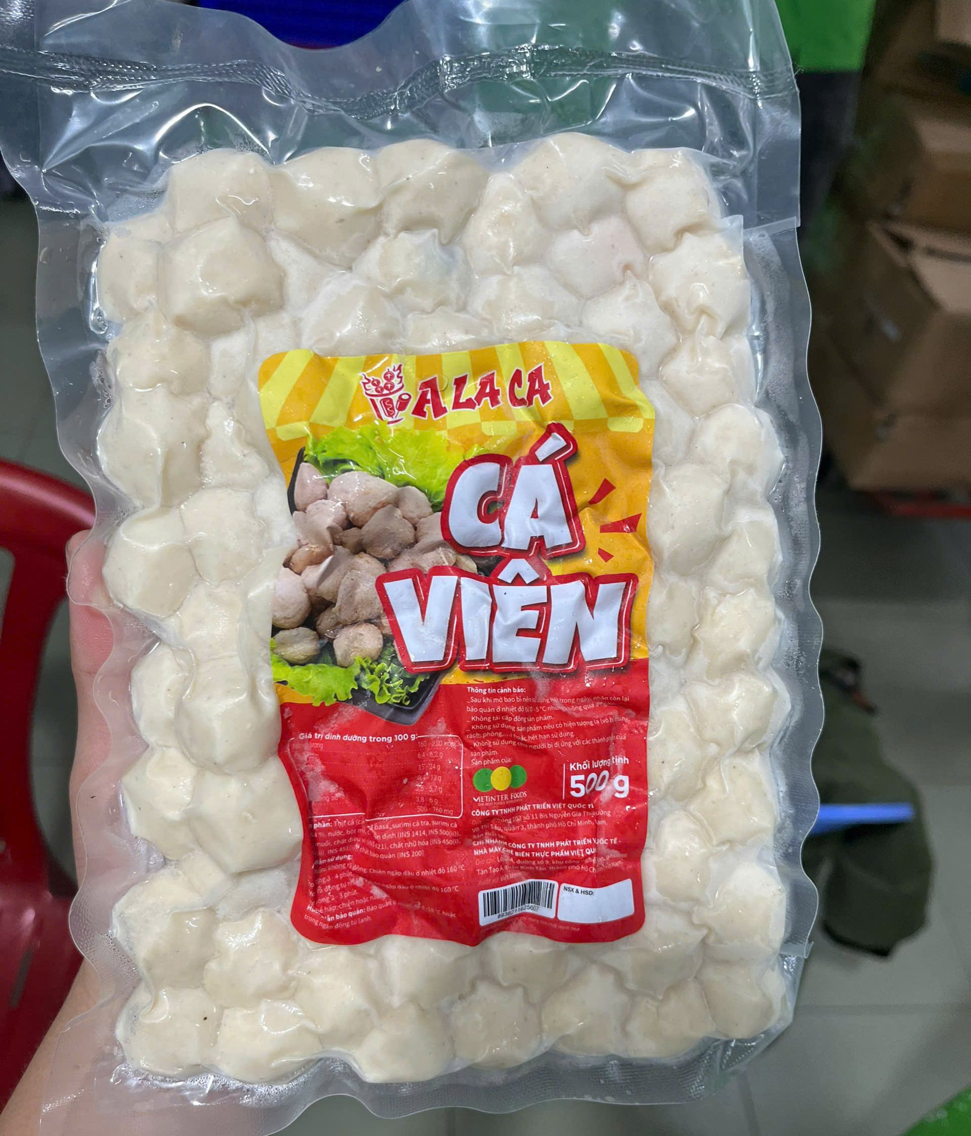 Cá viên thơm ngon ttrtọn vị phố xa jiệu Alaca túi 500gr (hcm giao hoả tốc)