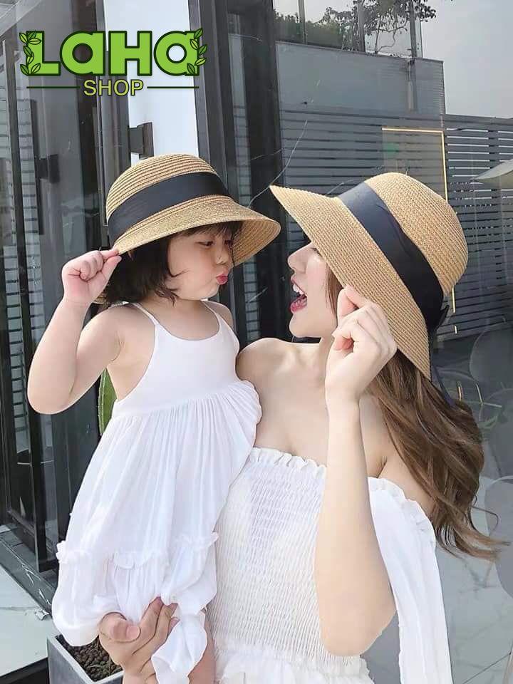 Mũ nón nữ, nón cói nữ, mũ cói nữ, mũ nón cói đi biển, thời trang mũ nón nam nữ, cói rộng vành, mũ rộng vành, mũ nón đi biển, mũ nón thời trang LaHa Shop - CDB011