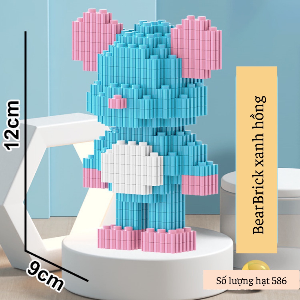 【Hàng có sẵn】Đồ chơi lego Gấu Bearbrick lắp ráp mô hình cỡ lớn babystore Hàng Đẹp